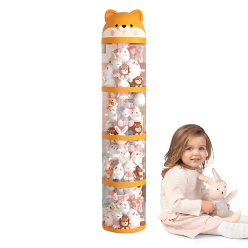 Hitburu Stofftier Organizer | Plüschtier Aufbewahrung Organizer Turm,Großraum Behälter Mit Rädern, Klare Röhre Raumdekoration Aufbewahrung Für Wohnzimmer Kinderzimmer Hitburu Stofftier Organizer | Plüschtier Aufbewahrung Organizer Turm,Großraum Behälter Mit Rädern, Klare Röhre Raumdekoration Aufbewahrung Für Wohnzimmer Kinderzimmer von Hitburu
