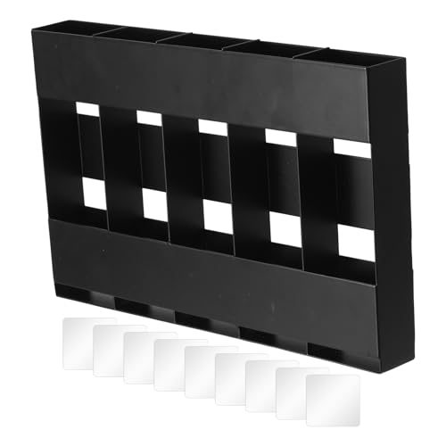 Hitburu Strohhalm-Organizer Für Schrank | 5-Fach Strohalm Behälter,Wiederverwendbarer Behälter Mit Klebeband Für Küchenutensilien Bürsten Stäbchen Arbeitsplatz Schrank Bad Hitburu Strohhalm-Organizer Für Schrank | 5-Fach Strohalm Behälter,Wiederverwendbarer Behälter Mit Klebeband Für Küchenutensilien Bürsten Stäbchen Arbeitsplatz Schrank Bad von Hitburu