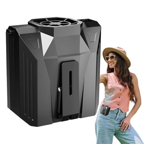 Hitburu Tragbarer Gürtelventilator, Persönlicher Hüftventilator, 4 Geschwindigkeitsstufen 4000mAh Akku Tragbare Kühlung Für Draußen Camping Männer Reisen Wandern Hitburu Tragbarer Gürtelventilator, Persönlicher Hüftventilator, 4 Geschwindigkeitsstufen 4000mAh Akku Tragbare Kühlung Für Draußen Camping Männer Reisen Wandern von Hitburu