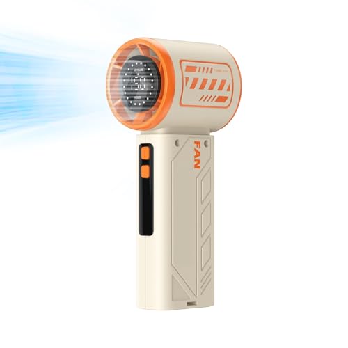 Hitburu Tragbarer Handheld Fan - Wiederaufladbarer Tragbarer Ventilator Mit Starkem Wind - Leise USB Akku Betriebener Kühllüfter Starker Wind Für Reisen Outdoor Innenbereich Küche Männer Frauen Hitburu Tragbarer Handheld Fan - Wiederaufladbarer Tragbarer Ventilator Mit Starkem Wind - Leise USB Akku Betriebener Kühllüfter Starker Wind Für Reisen Outdoor Innenbereich Küche Männer Frauen von Hitburu