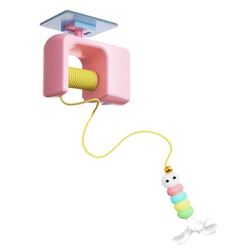 Hitburu Tür Katzenangel - Interaktives Elektrisches Katzenspielzeug Mit Selbstklebend - Spielzeug Für Katzenspiel Mit Stabilem Design Zum Jagen Und Springen Für Drinnen Und Draußen Balkon Garten Hitburu Tür Katzenangel - Interaktives Elektrisches Katzenspielzeug Mit Selbstklebend - Spielzeug Für Katzenspiel Mit Stabilem Design Zum Jagen Und Springen Für Drinnen Und Draußen Balkon Garten von Hitburu