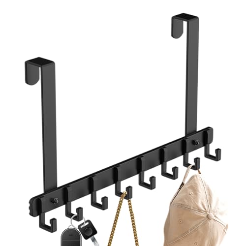 Hitburu Über Der Tür Haken Für Kleidung - Badezimmerhaken für Handtücher | Kleiderhaken Organizer Mit Hoher Tragkraft Für Wohnzimmer Wohnheim Schlafzimmer Kleiderschrank von Hitburu