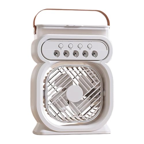 Hitburu Ventilator Mit Sprühnebel | Persönlicher Luftkühler Mit Wassersprühfunktion,Kühlgerät Mit 0,45L Tank Und 3 Stufen Für Schlafen Reisen Campen Wandern Hitburu Ventilator Mit Sprühnebel | Persönlicher Luftkühler Mit Wassersprühfunktion,Kühlgerät Mit 0,45L Tank Und 3 Stufen Für Schlafen Reisen Campen Wandern von Hitburu