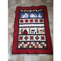 Winter Motiv Wandbehang Winter Motiv Wandbehang von HitchinPostQuiltShop