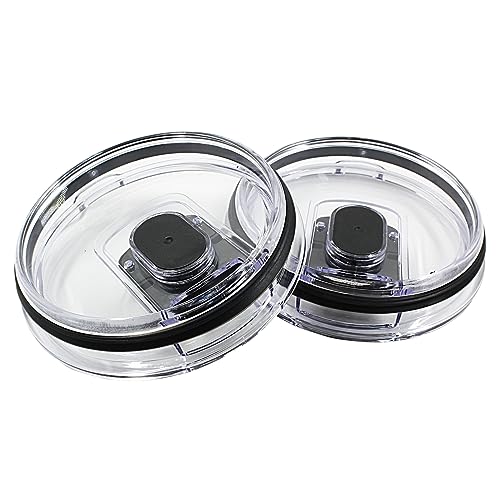 Hitefu 2 x 850 ml Becherdeckel, alter Stil, magnetischer Becherdeckel, Ersatzdeckel, kompatibel mit 850 ml Trinkgläsern, Reisebecher-Deckelabdeckung (2 schwarz) von Hitefu
