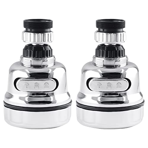 Hitefu 2 x Küchenarmatur-Sprühkopf, 360 ° drehbar, beweglicher Küchenarmaturkopf mit reinem Kupfergelenk, Edelstahl-Wasserhahn-Sprühkopf zum Showe, Waschen von Geschirr, Waschen von Früchten Hitefu 2 x Küchenarmatur-Sprühkopf, 360 ° drehbar, beweglicher Küchenarmaturkopf mit reinem Kupfergelenk, Edelstahl-Wasserhahn-Sprühkopf zum Showe, Waschen von Geschirr, Waschen von Früchten von Hitefu