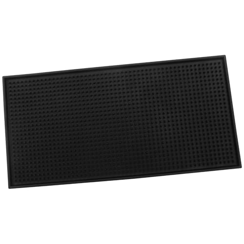 Hitefu Barmatten, 15,2 x 30,5 cm, schwarze Kaffeematte für Zuhause, Küche, Barkeeper und Arbeitsplatte Hitefu Barmatten, 15,2 x 30,5 cm, schwarze Kaffeematte für Zuhause, Küche, Barkeeper und Arbeitsplatte von Hitefu