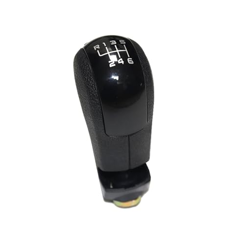 Hiverni 12MM 5/6 für Speed ​​Car Schaltknauf Gearstick Gaiter für A5 A6 20042012(Schwarz,6 speed) von Hiverni