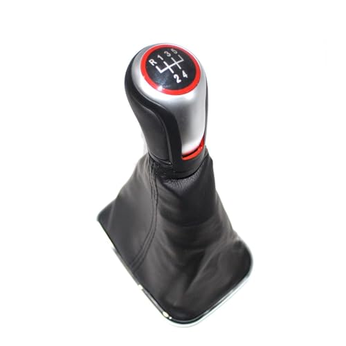 Hiverni 12mm 5 für Geschwindigkeit Auto Schaltknauf Hebel Shifter Gaitor Boot für Golf 4 IV für MK4 GTI R32 für Jetta 1999-2004 von Hiverni