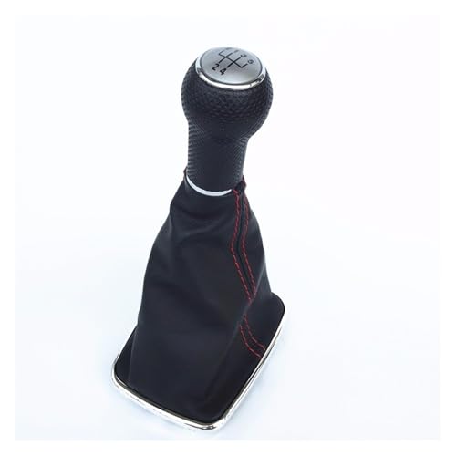 Hiverni 23mm 5 / 6Gang für Chrom Auto Styling Schaltknauf Gaitor Boot für GOlf für MK4 / 4 IV/für Jetta GTI 20002005(5 Speed 23mm) von Hiverni