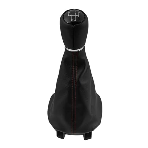Hiverni 5/6 für Geschwindigkeit Schaltknauf Gamasche Boot Abdeckung Fall Für Sitz Für Leon 1M1 Für Toledo II MK2 1998 1999 2000 2001 2002 2003 2004 2005 2006(5 Speed) von Hiverni