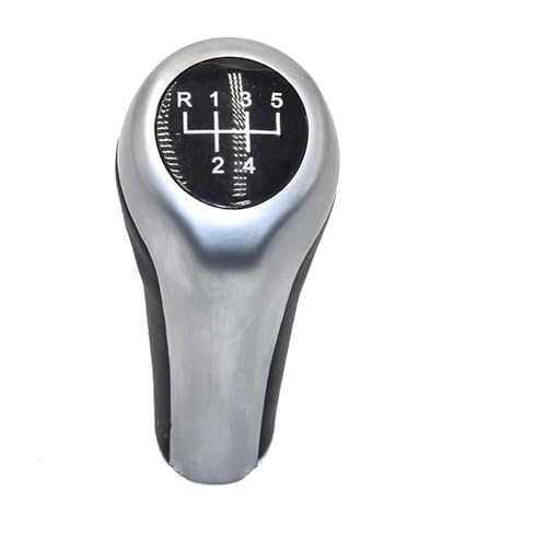Hiverni 5/6 für Speed-Ledergetriebe für 1 3 5 6 Serie für E30 E32 E34 E36 E39 E46 E53 E60 E61 E63 E81 E82 E90(5 speed silver) von Hiverni