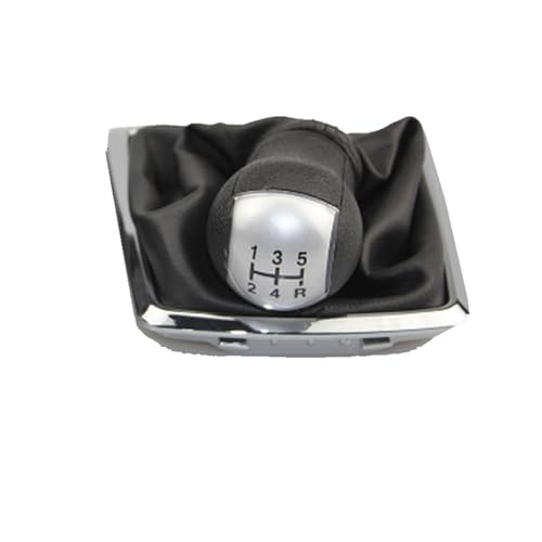 Hiverni 5 6 für Speed ​​MT Auto Shift Schaltknauf Hebel Gaitor Shifter Für Mondeo MK2 2004-2011(A set Silver,5 Gears) von Hiverni