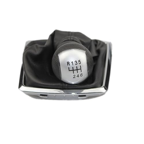 Hiverni 5 6 für Speed ​​MT Auto Shift Schaltknauf Hebel Gaitor Shifter Für Mondeo MK2 2004-2011(A set Silver,6 Gears) von Hiverni