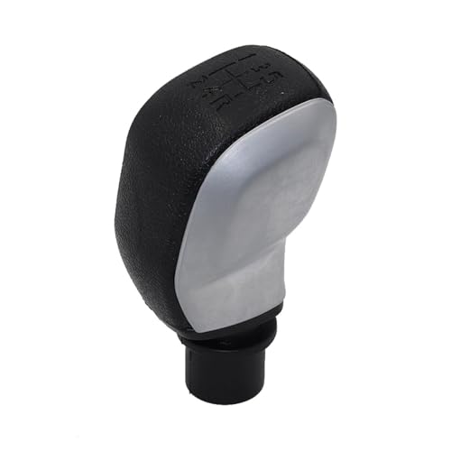 Hiverni 5 für Geschwindigkeit Manuelle Stick Schaltknauf Hebel Shifter Für Peugeot 308 2013 2014 2015 2016 2017 2018 2019 2020 2021(Silber) von Hiverni