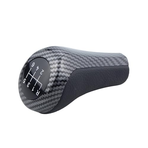 Hiverni 5 und 6 für Gangschaltknauf Handballhebel für 1 3 5 7 Serie E87 E90 E91 F20 PU für mit rotem Teil(5 Speed) von Hiverni