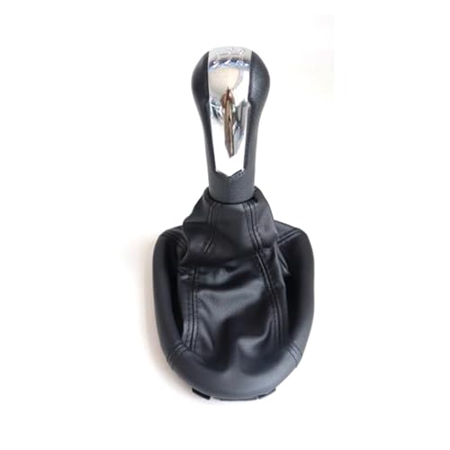 Hiverni Für Chrome Car 5-Gang-Schalthebelknauf Level PU-Stiefel für Matiz Spark M300 2009 2010 2011 2012 2013 2014 2015 von Hiverni
