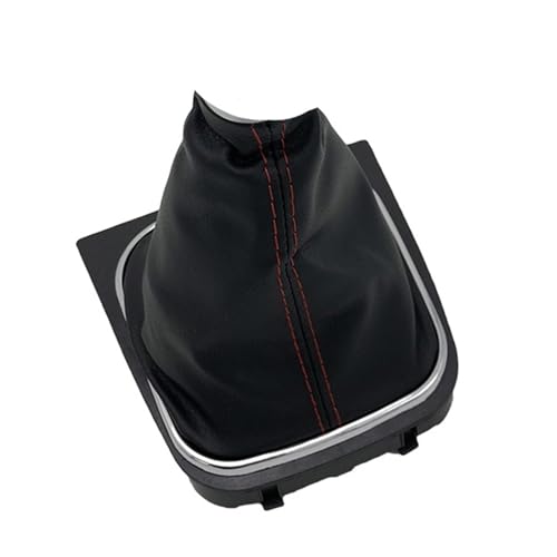 Hiverni Für Golf 5 MK5 R32 GTD GTI 2004 2005 2006 2007 2008 2009 Auto Schaltknauf Leder Gamasche Boot Abdeckung Kragen Fall(Case Only) von Hiverni
