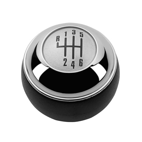 Hiverni Für R50 20002006 Cabrio R52 R53 für Cooper 2002 2003 2004 2005 2007 2008 Schaltknauf Hebel Shifter Handball(Silber,6 Speed) von Hiverni