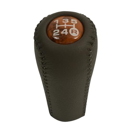 Hiverni Leder Schaltgetriebe Transfer Schaltknauf Kopf für Prado LC120 für Land für Cruiser 2003 2004 2005 2006 2007 2008 2009(K0331) von Hiverni