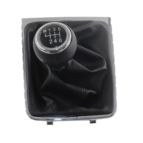 Hiverni Schalthebel Schaltknauf Getriebe Schaltknauf Manschette Leder für B7 CC 20112015(Type 1) von Hiverni