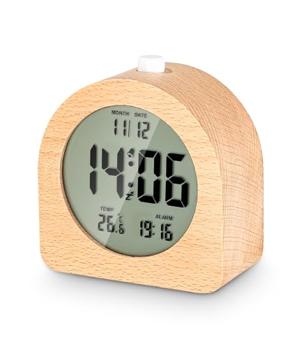 Hixava Digital Wecker Nachttisch Wecker Holz Mini Wecker mit Temperatur Digitaler Wecker mit Datum Temperaturanzeige Snooze und Hintergrundbeleuchtung für Schlafzimmer Schreibtisch Reisen Hixava Digital Wecker Nachttisch Wecker Holz Mini Wecker mit Temperatur Digitaler Wecker mit Datum Temperaturanzeige Snooze und Hintergrundbeleuchtung für Schlafzimmer Schreibtisch Reisen von Hixava
