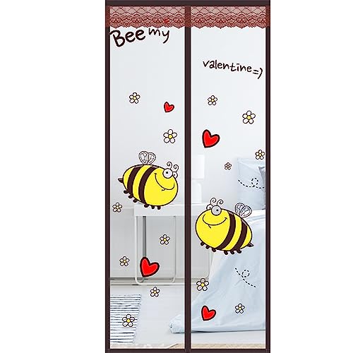 Hixingo Fliegengitter Balkontür, Klettband Selbstklebend Fliegengitter Tür, Fliegenschutz Terrassentür, Magnet Türvorhang, Fliegengitter Balkontür Ohne Bohren Einfacher Einbau (90x210cm,Honigbiene) Hixingo Fliegengitter Balkontür, Klettband Selbstklebend Fliegengitter Tür, Fliegenschutz Terrassentür, Magnet Türvorhang, Fliegengitter Balkontür Ohne Bohren Einfacher Einbau (90x210cm,Honigbiene) von Hixingo