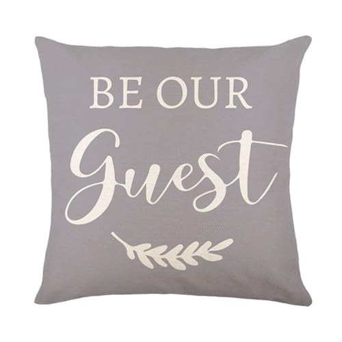 Hixingo Sofakissen mit Füllung und Bezug, 45x45 50x50 Dekokissen mit Füllung Bezug 3D-Druck Taillenkissen Weiches Komfort für Sofa, Bett, Wohnzimmer, Halloween, Weihnachten (Graue Buchstaben,50x50cm) Hixingo Sofakissen mit Füllung und Bezug, 45x45 50x50 Dekokissen mit Füllung Bezug 3D-Druck Taillenkissen Weiches Komfort für Sofa, Bett, Wohnzimmer, Halloween, Weihnachten (Graue Buchstaben,50x50cm) von Hixingo