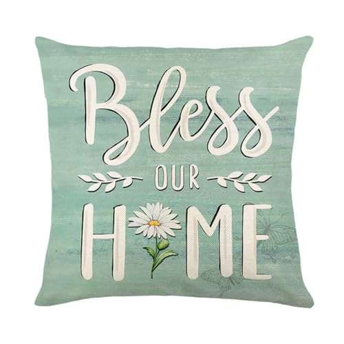 Hixingo Sofakissen mit Füllung und Bezug, 45x45 50x50 Dekokissen mit Füllung Bezug 3D-Druck Taillenkissen Weiches Komfort für Sofa, Bett, Wohnzimmer, Halloween, Weihnachten (Gänseblümchen,50x50cm) Hixingo Sofakissen mit Füllung und Bezug, 45x45 50x50 Dekokissen mit Füllung Bezug 3D-Druck Taillenkissen Weiches Komfort für Sofa, Bett, Wohnzimmer, Halloween, Weihnachten (Gänseblümchen,50x50cm) von Hixingo