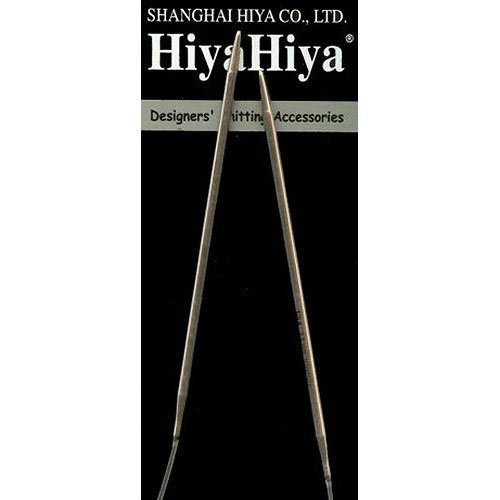 Hiya Hiya Circular 32-inch (81cm) Steel Knitting Needle; Size US 000-00 (1mm) HISTCIR32-5-0 by HiyaHiya von HiyaHiya