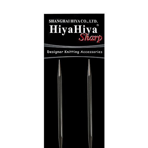 HiyaHiya HISSTCIR32-10,5 Rundstricknadel, 81 cm, scharfe Stahl, 6,5 mm von HiyaHiya