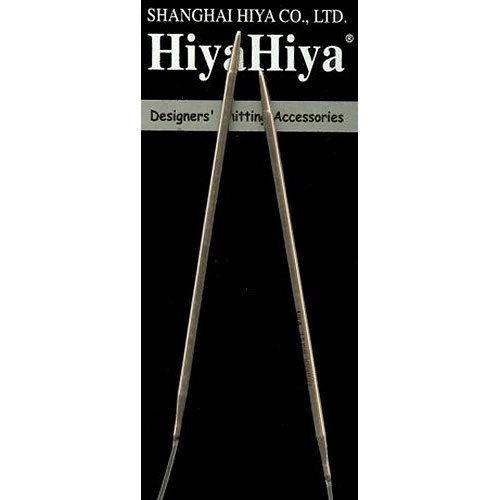 HiyaHiya Rundstricknadel, 120 cm, Stahl Size-US-6-(4mm) von HiyaHiya