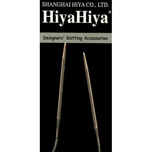 HiyaHiya Rundstricknadel, 50 cm, Stahl, Größe US 6 (4 mm), HISTCIR20-6 von HiyaHiya