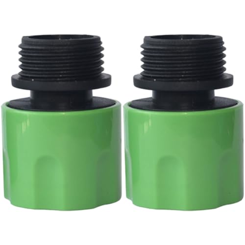 HiyyFloy 2 Stück Gartenschlauchverbinder 3/4 Zoll Kunststoff-wasserschlauchanschlüsse Männliche Und Weibliche Anschlüsse Schlauchendadapter von HiyyFloy