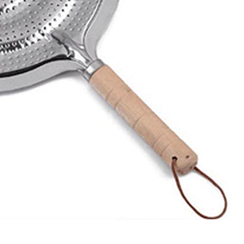 HiyyFloy 21 cm Wärmeverteiler-herdpfanne Holzgriff, Flammenschutz, Simmerplatte, Metall-isolierpad Für Elektro- Und Gasherde von HiyyFloy