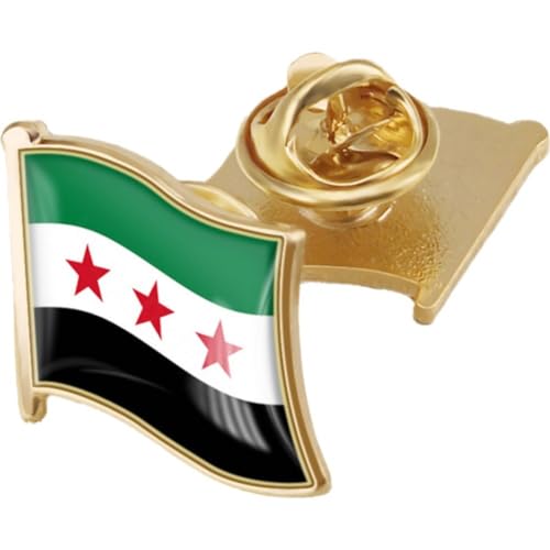 HiyyFloy Anstecknadeln Syrisch-arabischer Flagge Der Republik Syrien - Nationale Anstecknadel Der Syrischen Armee Aus Metall HiyyFloy Anstecknadeln Syrisch-arabischer Flagge Der Republik Syrien - Nationale Anstecknadel Der Syrischen Armee Aus Metall von HiyyFloy