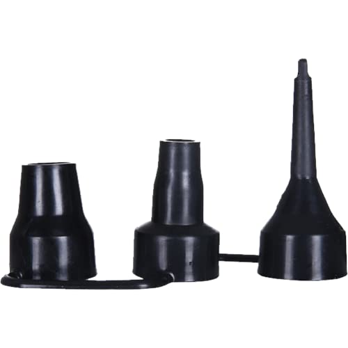 HiyyFloy Luftpumpen-ersatzdüsen, Kunststoff-pumpdüsen, 3 Größen Aufblasbarer Pumpendüsenkopf, Luftpumpen-inflator-Adapter-zubehör Für Teilluftbett, Luftmatratze, Luftmatratze von HiyyFloy