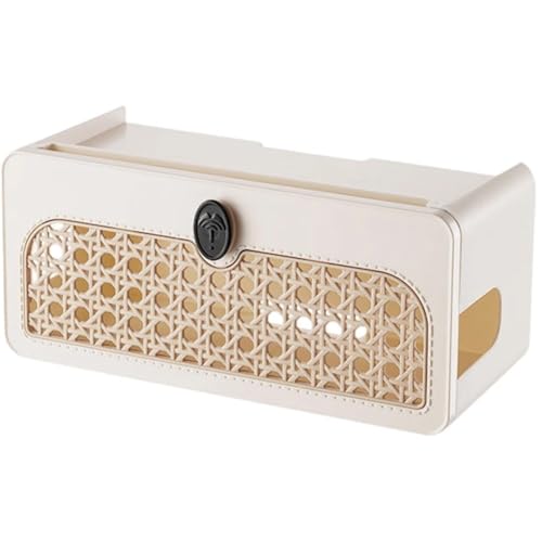 Kabelmanagementbox, Aufbewahrungsbox Für Wlan-router, Kabel-organizer-box Für Den Schreibtisch, Versteckt Steckdosenleiste Für Computer, Router, Usb-hub Und Steckdosenleiste Unter Dem Schreibtisch von HiyyFloy