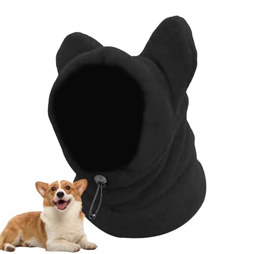 Hjatirace Hundemütze Für Winter | Haube Mit Ohrenschützern Für Haustiere | Atmungsaktive Warme Hunde-Wintermütze Für Kaltes Wetter | Camping Outdoor Wandern Feste Verkleidungspartys von Hjatirace