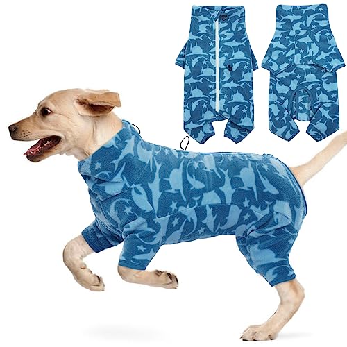 Hjyokuso Hundemantel Winter, Hundejacke, Weicher Fleece Hundepullover FüR Kleine MittelgroßE Grosse Hunde, Winddichte Haustierkleidung Outfit Mit ReißVerschluss, Chihuahua Kleidung (XXS-3Xl) von Hjyokuso