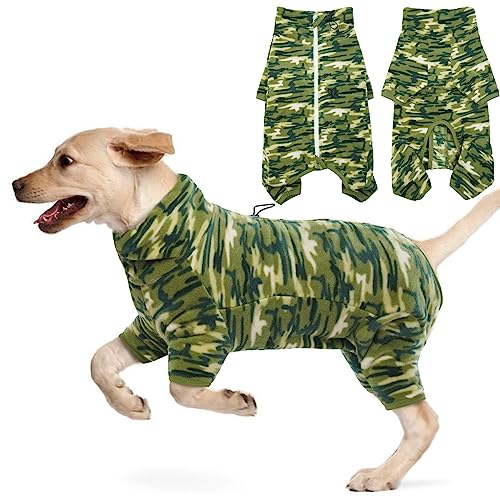 Hjyokuso Hundemantel Winter, Hundejacke, Weicher Fleece Hundepullover FüR Kleine MittelgroßE Grosse Hunde, Winddichte Haustierkleidung Outfit Mit ReißVerschluss, Chihuahua Kleidung (XXS-3Xl) von Hjyokuso