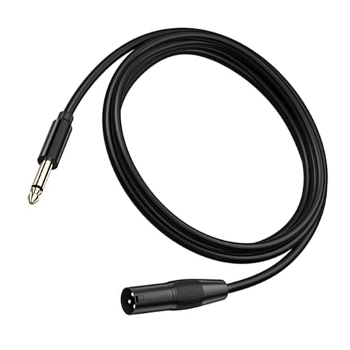 Hkfgdjdl 3-poliger Stecker auf 6,35-mm-Stecker, symmetrischer 6,35-mm-Stecker auf 3-poligen Stereo-Gitarren-Mikrofonkabel, 2/3/10 m Hkfgdjdl 3-poliger Stecker auf 6,35-mm-Stecker, symmetrischer 6,35-mm-Stecker auf 3-poligen Stereo-Gitarren-Mikrofonkabel, 2/3/10 m von Hkfgdjdl
