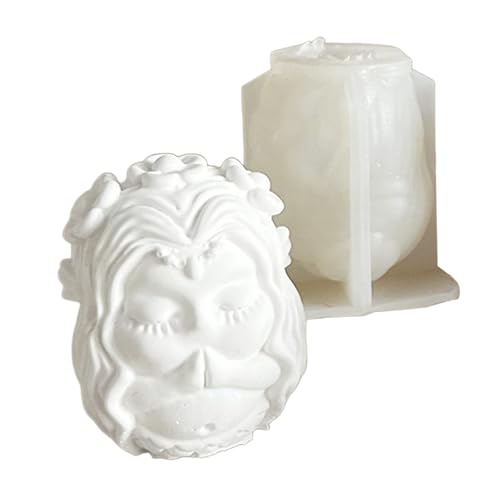Hkfgdjdl 3D-Cartoon-Tier-Silikonform, Hirschformen, Epoxidharz, Gipsformen, Ornament-Backformen für Kerzenherstellung von Hkfgdjdl