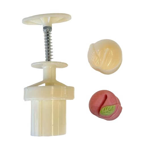 Hkfgdjdl 3D-Pfirsich-Gelee-Dessert-Backformen, zartes Pfirsich-Gelee, Backwerkzeug, praktische Handpresse, Dessert-Formen von Hkfgdjdl