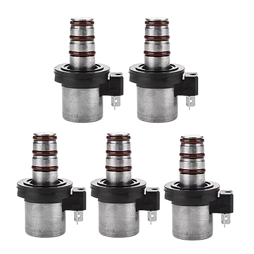 Hkfgdjdl 5 Stück/Set Verbesserte Metallgetriebe-Magnetventile für F4A41 Effizientes und Getriebe-Schaltmagnet-Set von Hkfgdjdl