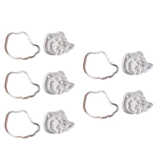 Hkfgdjdl 5 x Halloween-Bär-Keksausstecher Keksstempel Fondant Gebäck Form Keksausstecher Küche Backzubehör Hkfgdjdl 5 x Halloween-Bär-Keksausstecher Keksstempel Fondant Gebäck Form Keksausstecher Küche Backzubehör von Hkfgdjdl