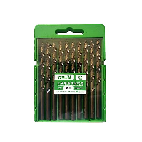 Hkfgdjdl Bohrer, professionelles Twists-Bohrer-Set, 3–14 mm Durchmesser, Schnellstahl für Edelstahl- und Metallbohrungen Hkfgdjdl Bohrer, professionelles Twists-Bohrer-Set, 3–14 mm Durchmesser, Schnellstahl für Edelstahl- und Metallbohrungen von Hkfgdjdl
