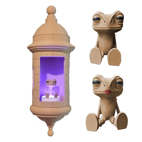 Hkfgdjdl Coqui Wandlampe, Frosch-Skulptur, Wandleuchte, Thema, Nachtlampe, dekorative Heimdekoration für Wohnzimmer, Schlafzimmer, Ornament von Hkfgdjdl