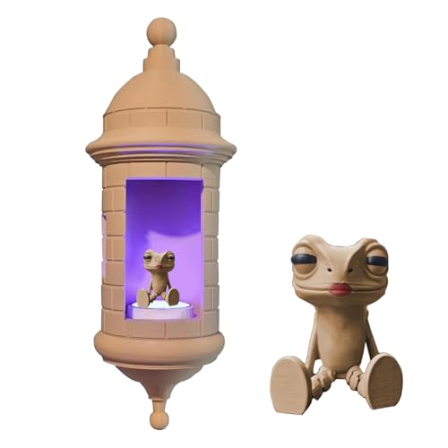 Hkfgdjdl Coqui Wandlampe, Frosch-Skulptur, Wandleuchte, Thema, Nachtlampe, dekorative Heimdekoration für Wohnzimmer, Schlafzimmer, Ornament von Hkfgdjdl