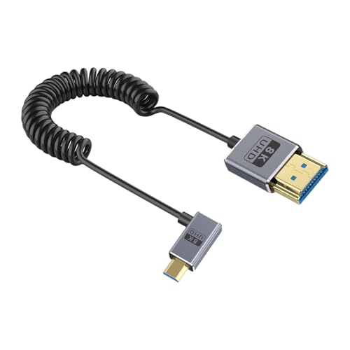 Hkfgdjdl Datenkabel, Feder-Koaxialkabel 8K60Hz Mikrokamera zu Kamera 2.1 Version mit schneller Geschwindigkeit 48 Gbit/s Hkfgdjdl Datenkabel, Feder-Koaxialkabel 8K60Hz Mikrokamera zu Kamera 2.1 Version mit schneller Geschwindigkeit 48 Gbit/s von Hkfgdjdl